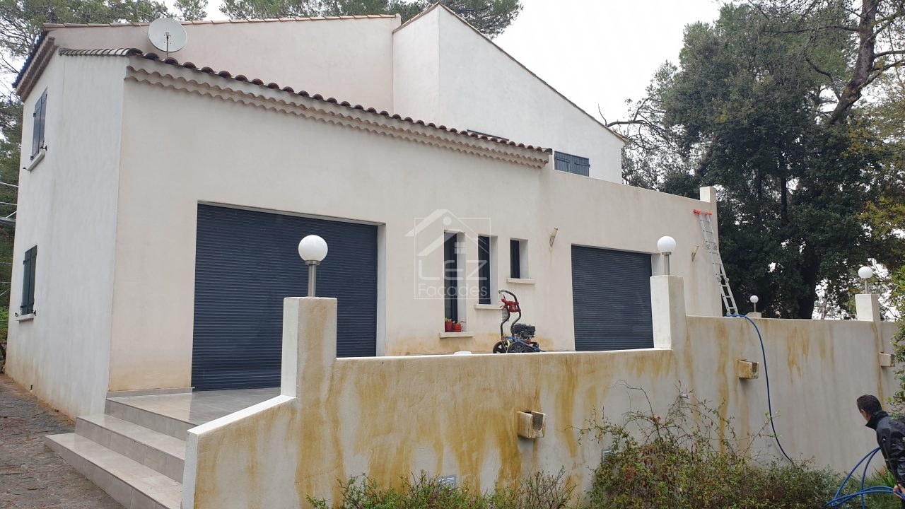 Rénovation façades d'une maison à Prades-le-Lez, 34730, Hérault