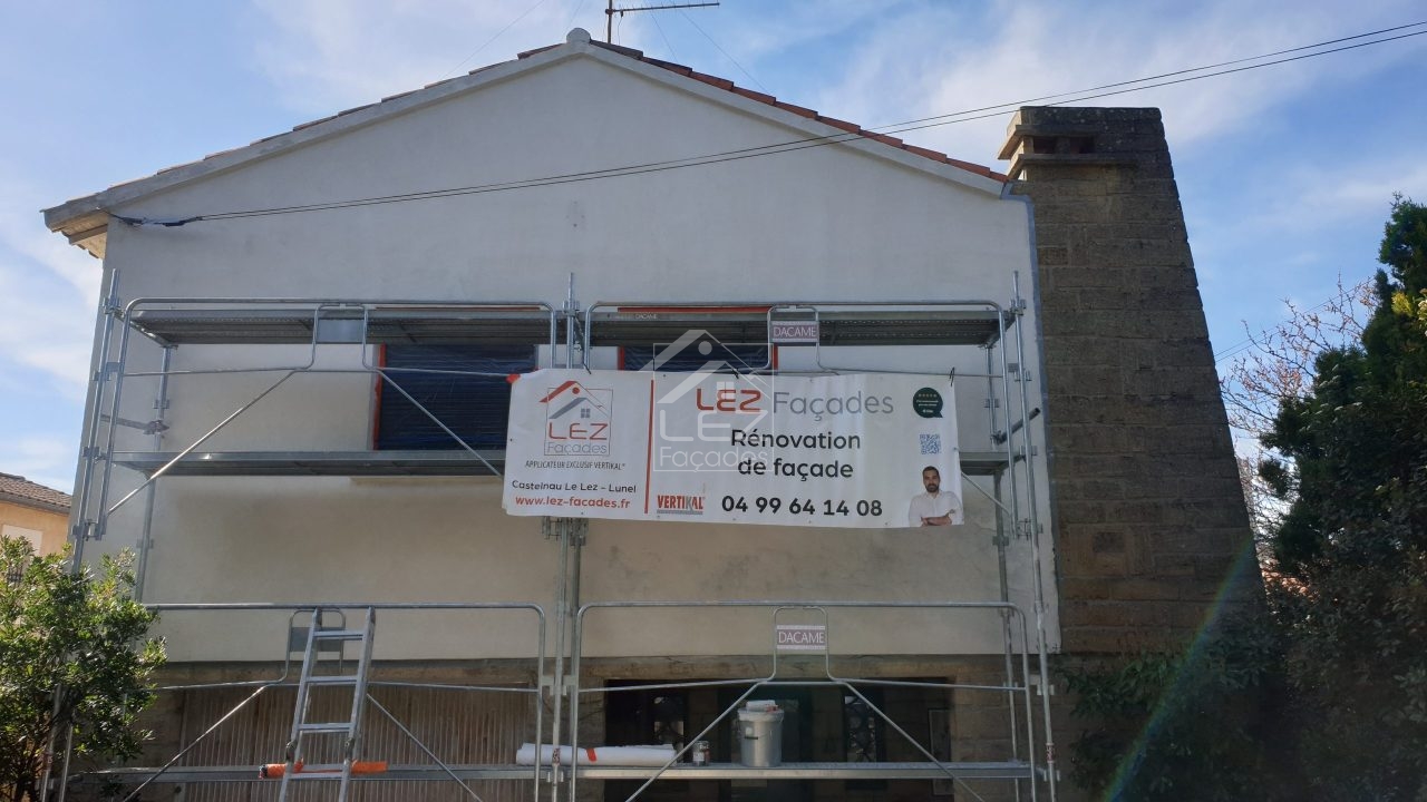 Bannière rénovation façade entreprise Lez Façades