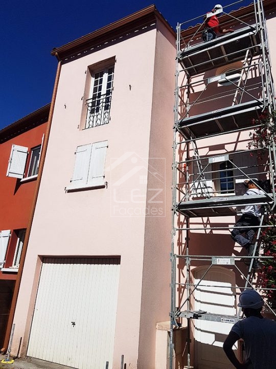 Rénovation façades d'une maison à Mauguio, 34130, Hérault
